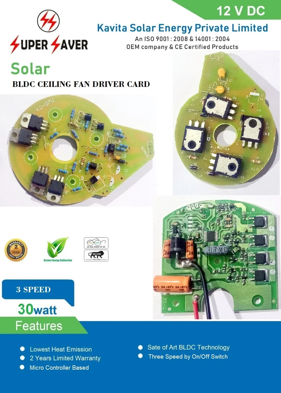 Solar BLDC Fan Spare Parts