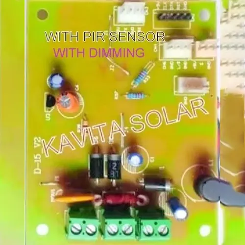 Solar LED Street Light Driver Circuit With Dimming